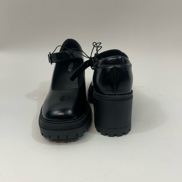 New Seychelles Black Platform Mary Jane Shoes Size 9 - Picture 2 of 7